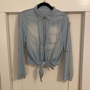 NWOT, Soft Denim Top, Med